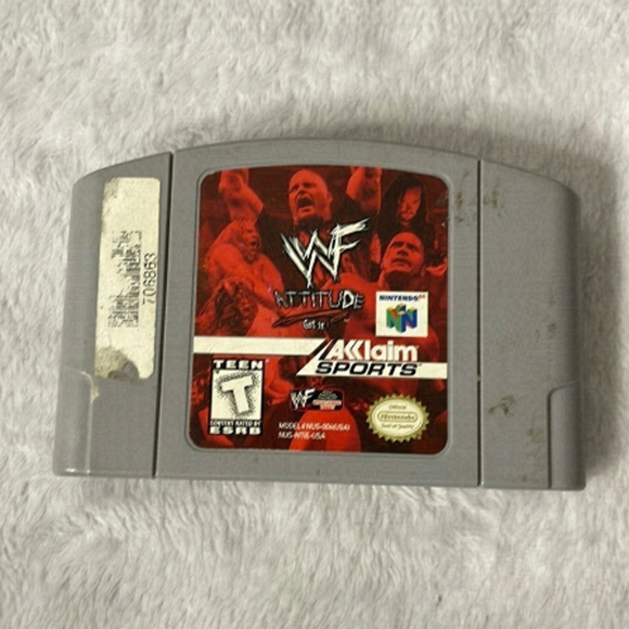 Nintendo N64 WWF attitude game GWP - Picture 1 of 3